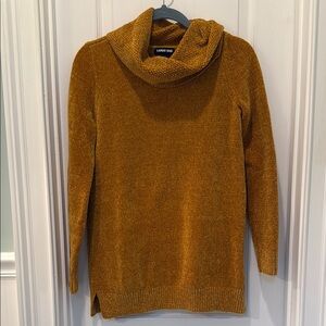 Lands' End Women's Sweater in Mustard Yellow